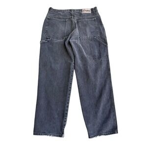 Vintage Y2K Webs Baggy Jeans Mens 36 Gray Carpenter Utility Hammer Loop